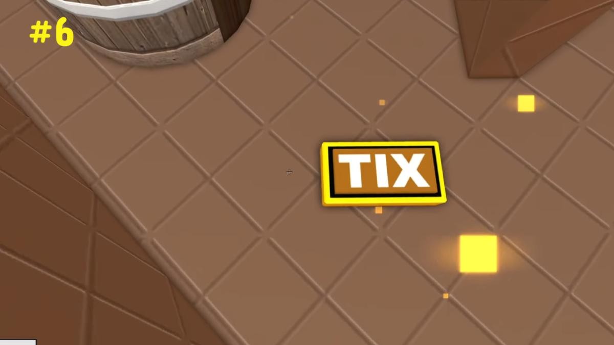 Vị trí Tix thứ sáu A Dusty Trip sau thùng gỗ trên tàu
