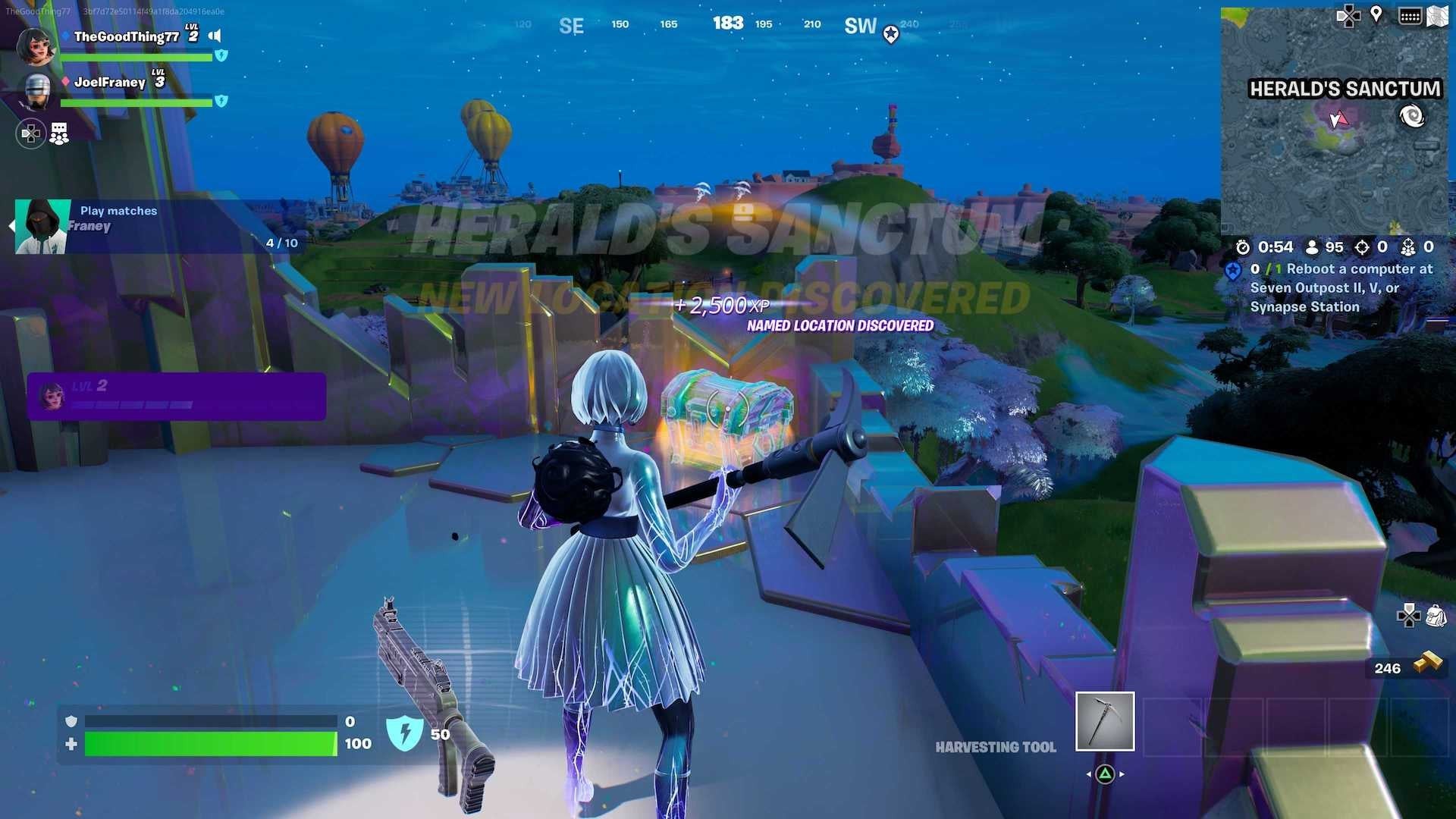 Vũ khí EvoChrome trong Fortnite