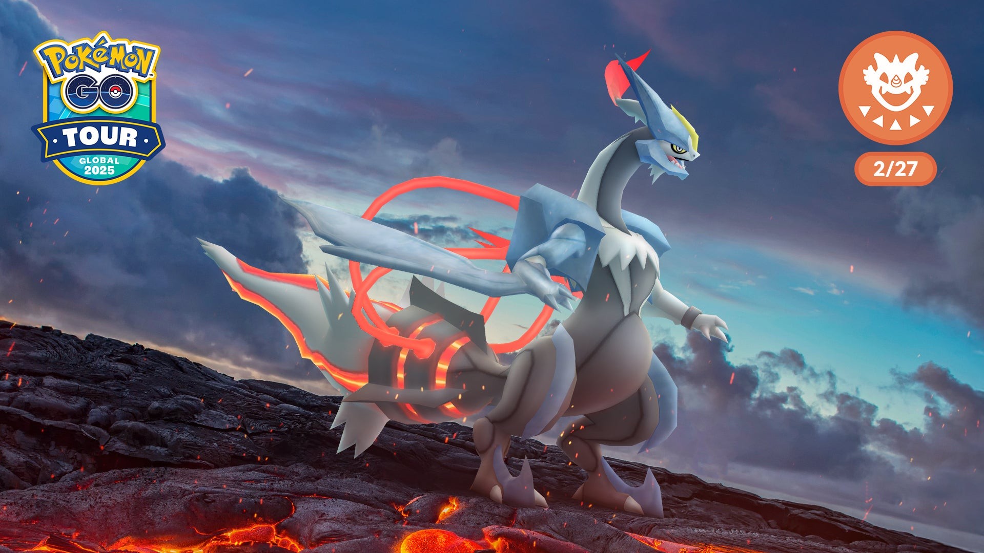 White Kyurem dạng hợp thể với hiệu ứng Adventure Effect Ice Burn