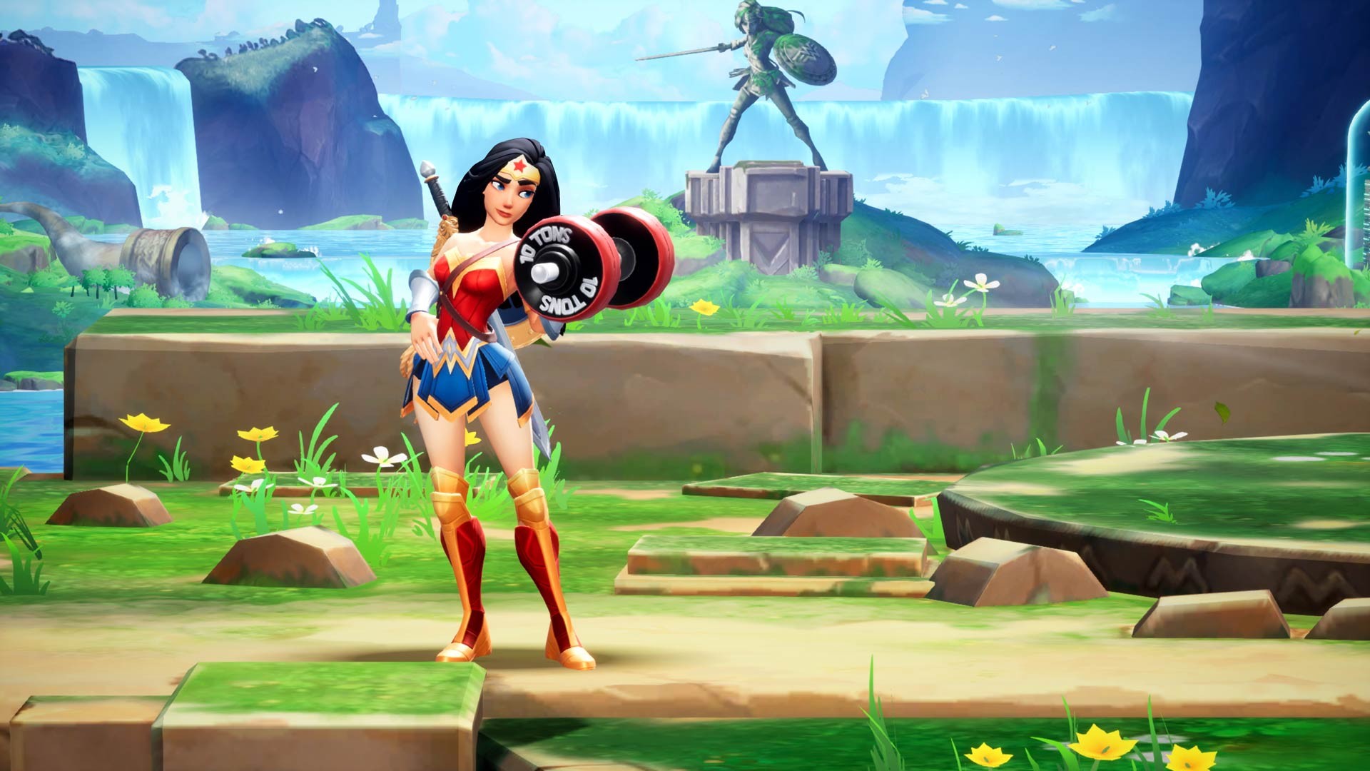 Wonder Woman - một trong những nhân vật người chơi có thể giữ lại khi MultiVersus offline