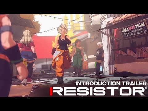Xe đua tùy chỉnh lao vun vút trên đường đua trong game Resistor