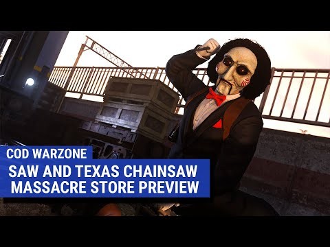 Xem trước skin Saw và Texas Chainsaw Massacre trong cửa hàng Warzone