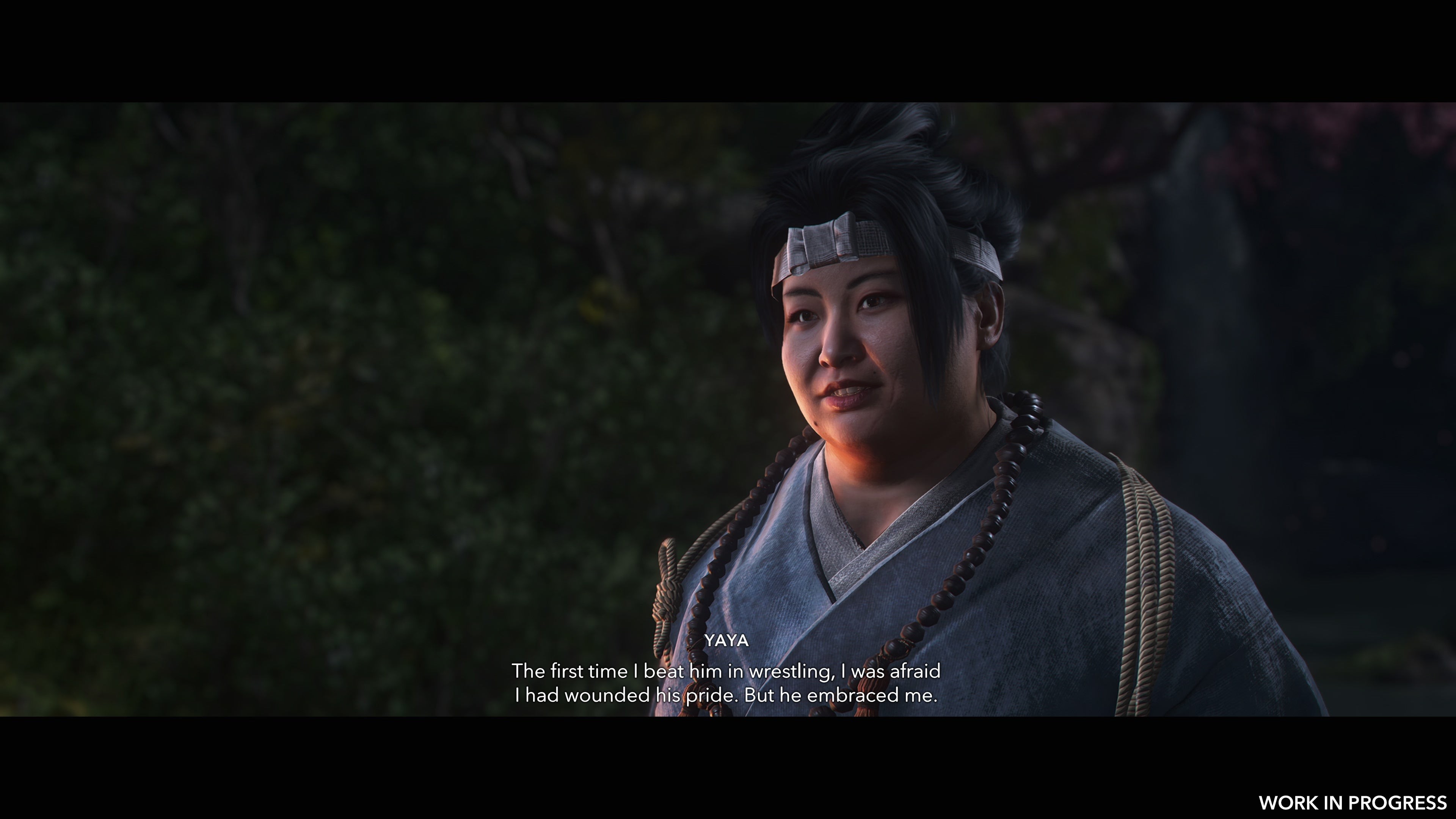 Yaya nói về chồng mình trong Assassin's Creed Shadows