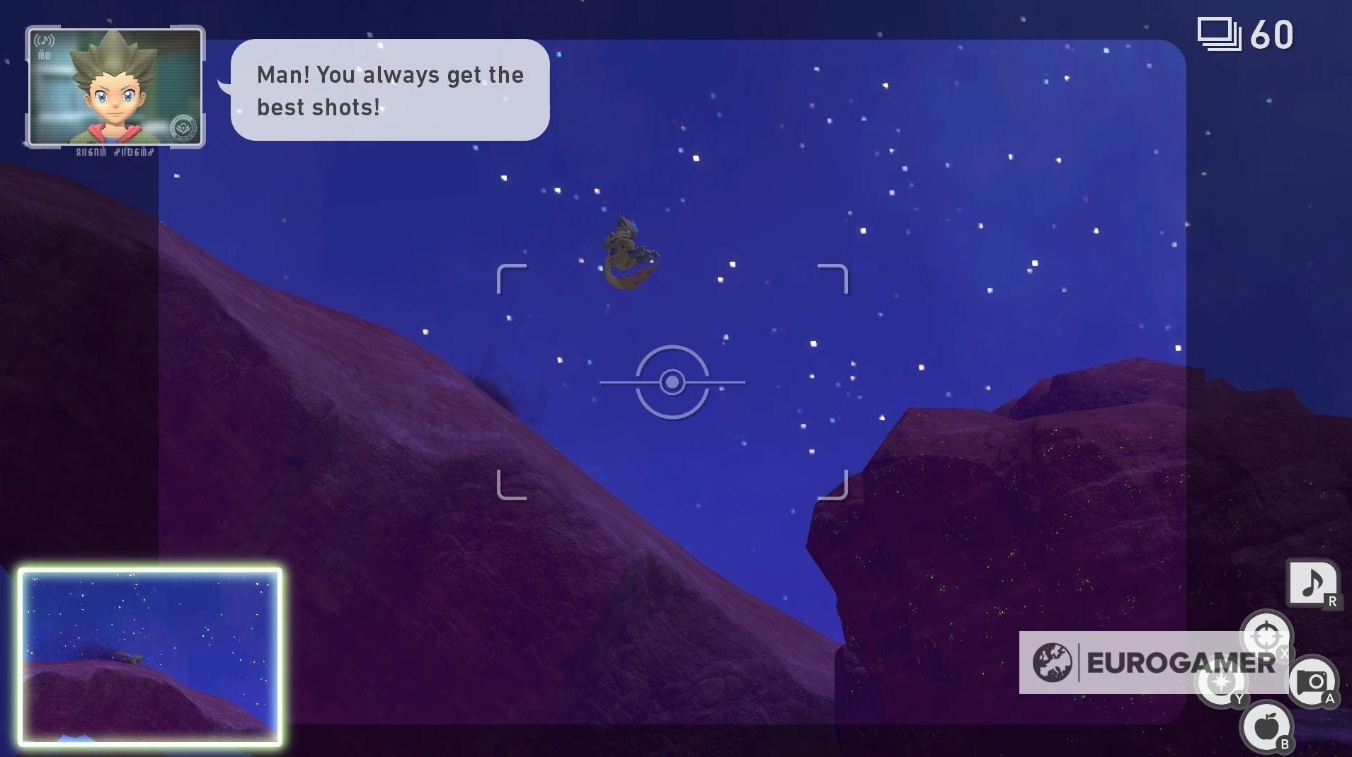 Zeraora nhảy lên vách đá sau khi bị đánh thức ở Badlands Night