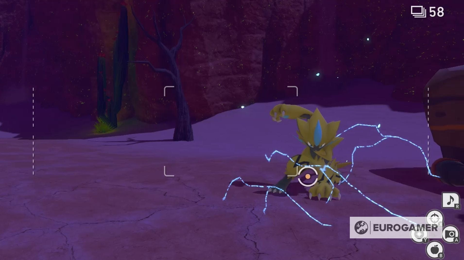 Zeraora xuất hiện để ngăn chặn cơn bão cát của Tyranitar